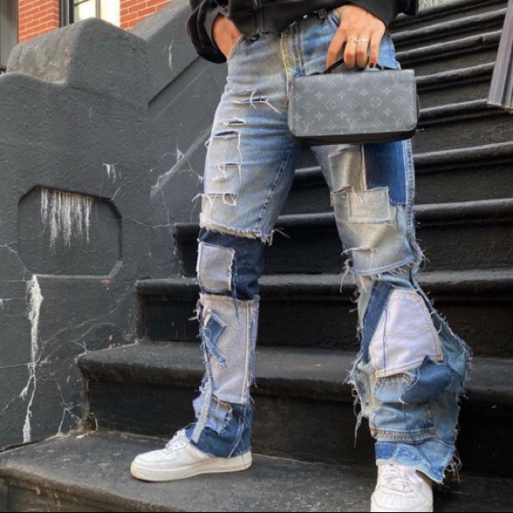Stacked Jeans